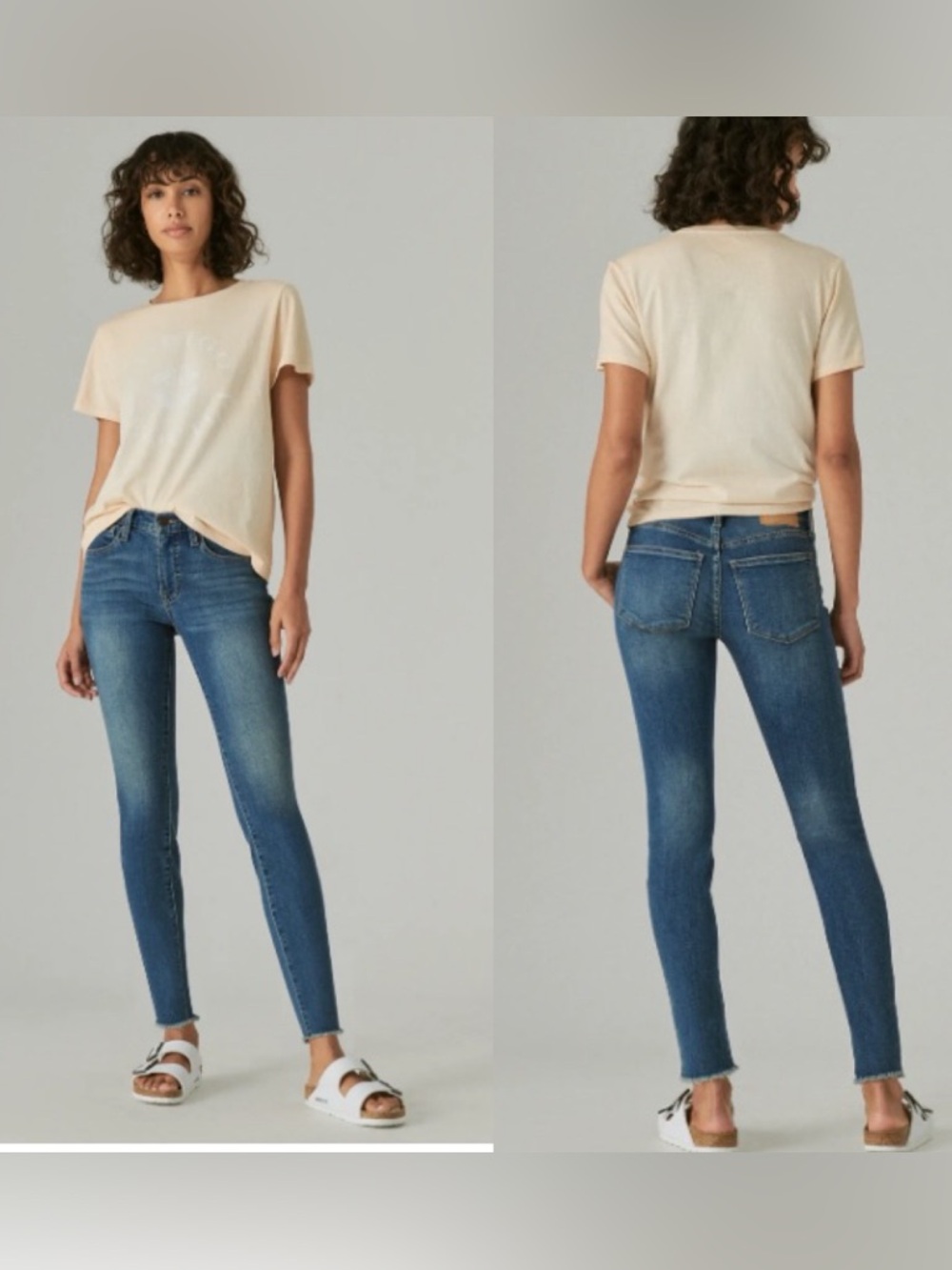 Lucky Brand Jeans Ava  Mid Rise Skinny